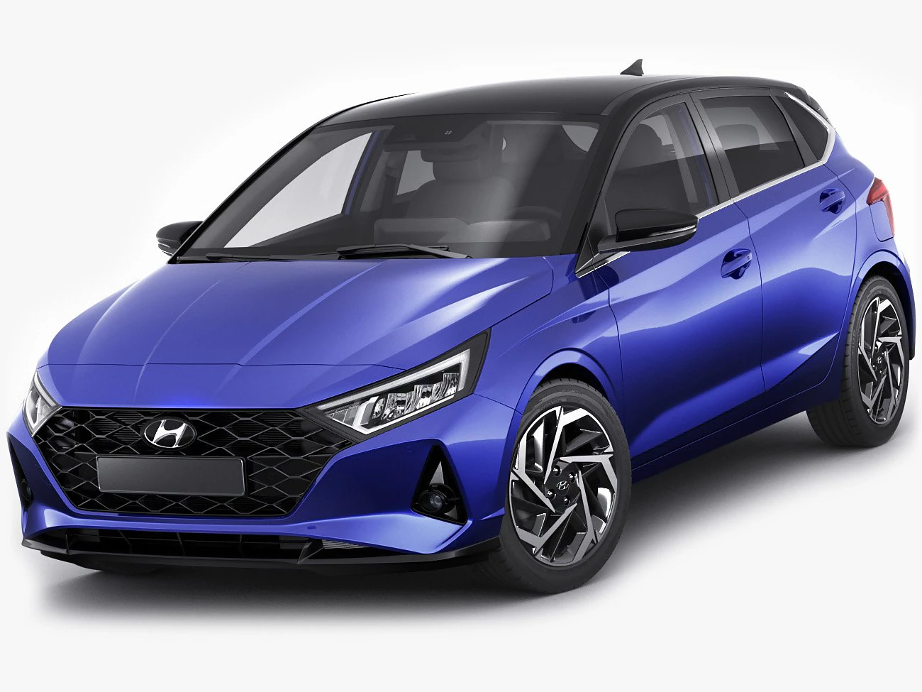 hyundai i20 2021 3D Model .c4d .max .obj .3ds .fbx .stl .blend 