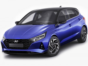 hyundai i20 2021 3D Model