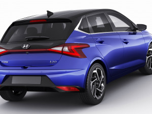 hyundai i20 2021 Model 3D