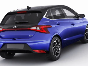 hyundai i20 2021 3D Model