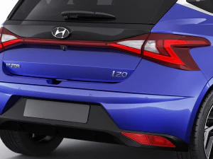 hyundai i20 2021 3D Model