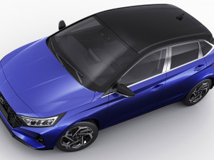 hyundai i20 2021 Model 3D