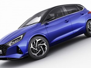 hyundai i20 2021 Model 3D