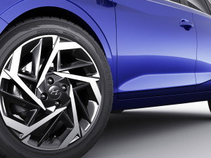 hyundai i20 2021 Model 3D