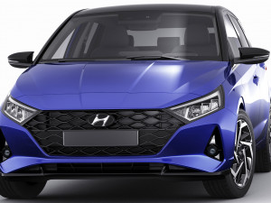 hyundai i20 2021 Model 3D