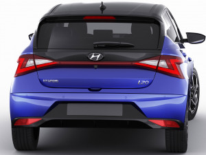 hyundai i20 2021 Model 3D