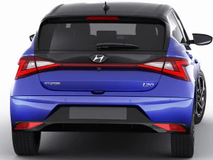 hyundai i20 2021 3D Model