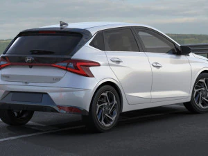 hyundai i20 2021 3D Model