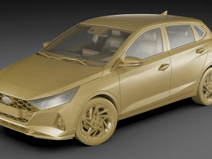 hyundai i20 2021 3D Model