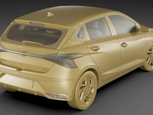 hyundai i20 2021 Model 3D
