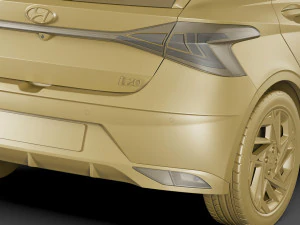 hyundai i20 2021 3D Model