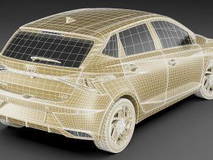 hyundai i20 2021 Model 3D