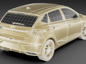 hyundai i20 2021 3D Model
