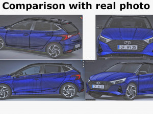 hyundai i20 2021 Model 3D
