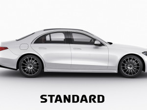 mercedes-benz s-class 2021 amg-line lwb and swb 3D 模型
