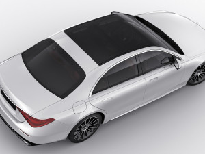mercedes-benz s-class 2021 amg-line lwb and swb 3D 模型