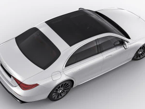 mercedes-benz classe s 2021 amg-line lwb e swb Modelo 3D