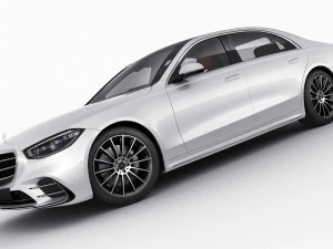 mercedes-benz classe s 2021 amg-line lwb e swb Modelo 3D