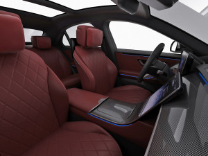 mercedes-benz s-class 2021 amg-line lwb and swb 3D 模型