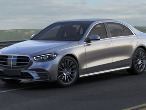mercedes-benz s-class 2021 amg-line lwb and swb 3D 模型