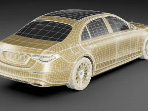 mercedes-benz classe s 2021 amg-line lwb e swb Modelo 3D