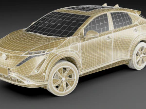 nissan ariya 2021 3D Model