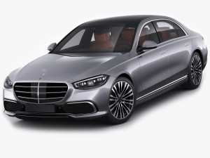 mercedes-benz s-class 2021 lwb and swb Modèle 3D