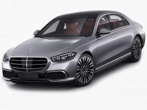 mercedes-benz s-class 2021 lwb and swb 3D Model