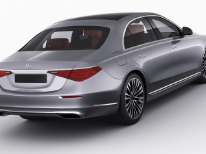 mercedes-benz s-class 2021 lwb and swb Modèle 3D