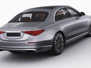 mercedes-benz s-class 2021 lwb and swb 3D Model