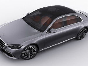 mercedes-benz s-class 2021 lwb and swb Modèle 3D