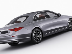 mercedes-benz s-class 2021 lwb and swb Modèle 3D