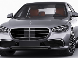 mercedes-benz s-class 2021 lwb and swb Modèle 3D