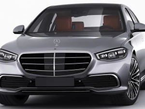 mercedes-benz s-class 2021 lwb and swb 3D Model