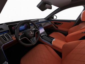 mercedes-benz s-class 2021 lwb and swb Modèle 3D