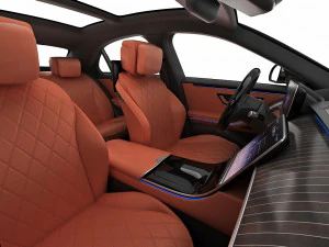 mercedes-benz s-class 2021 lwb and swb 3D Model