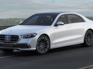 mercedes-benz s-class 2021 lwb and swb Modèle 3D
