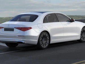 mercedes-benz s-class 2021 lwb and swb 3D Model