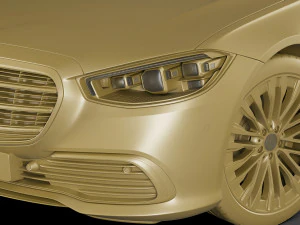 mercedes-benz s-class 2021 lwb and swb 3D Model