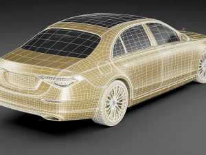mercedes-benz s-class 2021 lwb and swb 3D Model
