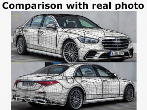 mercedes-benz s-class 2021 lwb and swb Modèle 3D
