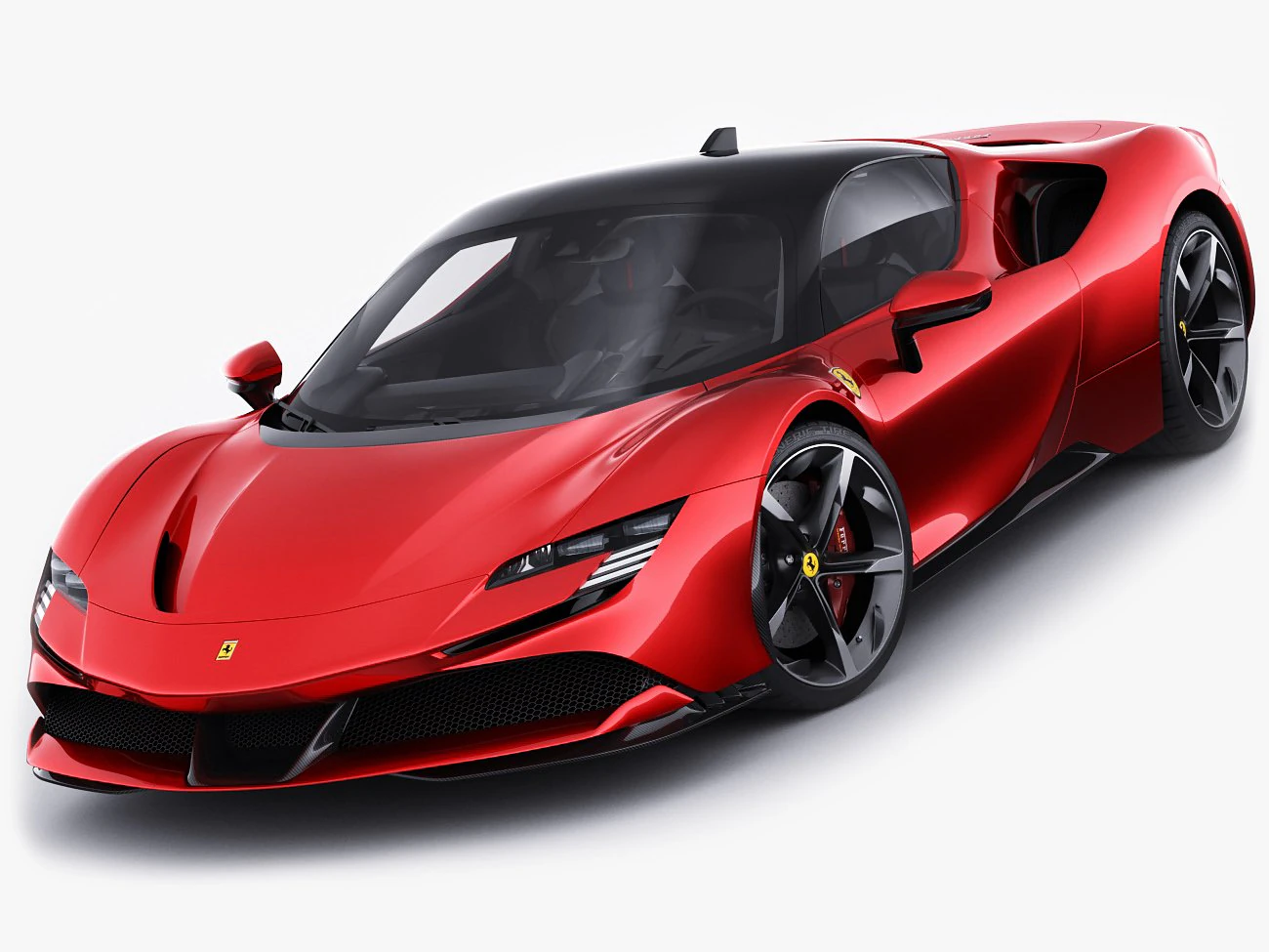 ferrari sf90 stradale 3D Model .c4d .max .obj .3ds .fbx .stl .blend 