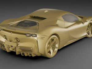 ferrari sf90 stradale 3D Model
