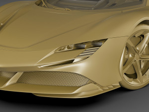 ferrari sf90 stradale 3D Model