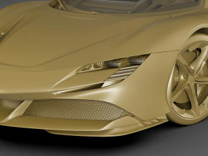 ferrari sf90 stradale 3D Model