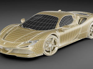 ferrari sf90 stradale 3D Model