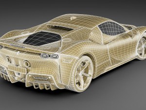 ferrari sf90 stradale 3D Model