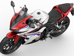 honda cbr 500r 2016-2018 3D 모델
