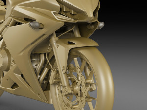honda cbr 500r 2016-2018 3D 모델
