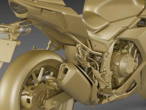 honda cbr 500r 2016-2018 3D Model